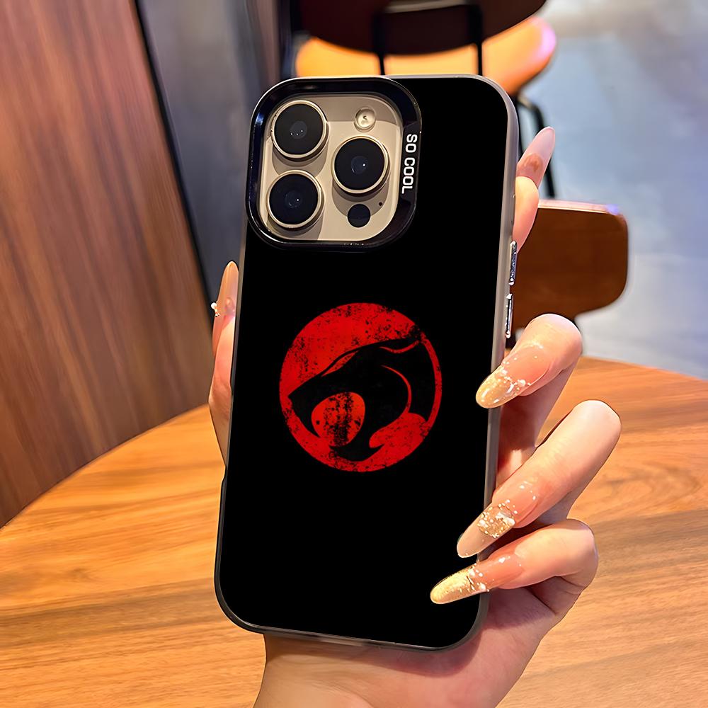 T-ThunderCats CARTOON Phone Case For IPhone17 Air 16 15 14 Plus 13 12 11 Pro 7 8 XS Max XR Silver Black Bumper Case