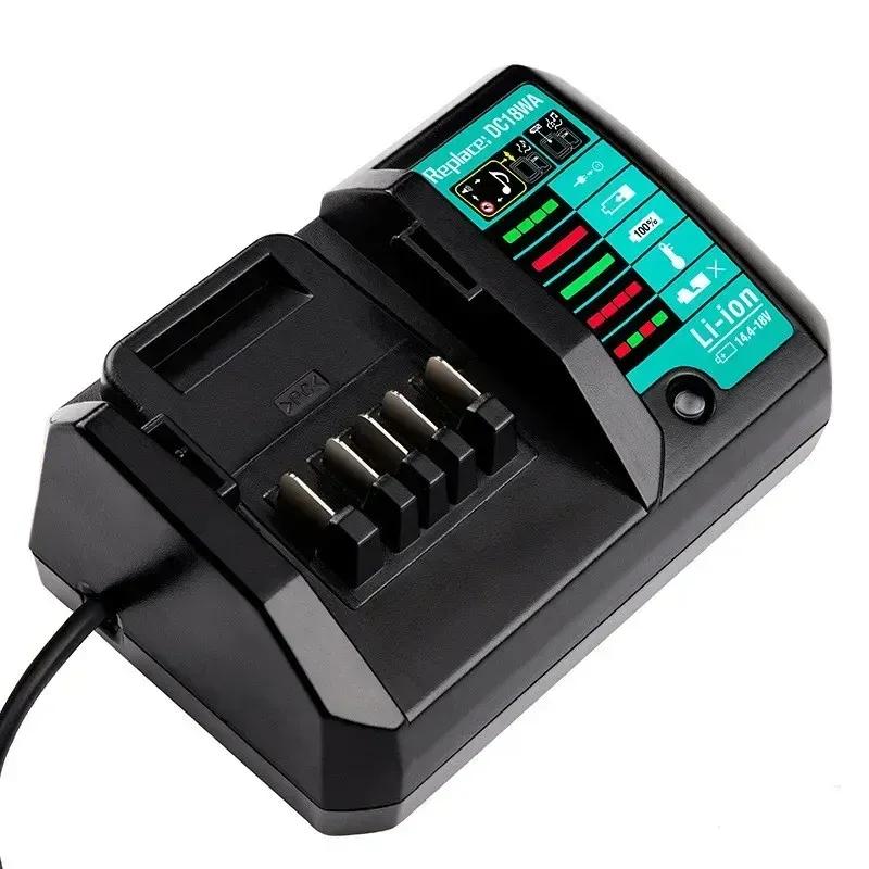 DC18WA Fast Lithium Charger for Makita 14.4V-18V BL1813G BL1811G DC18SG DC1851 BL1415G Li-ion Battery Power Tools