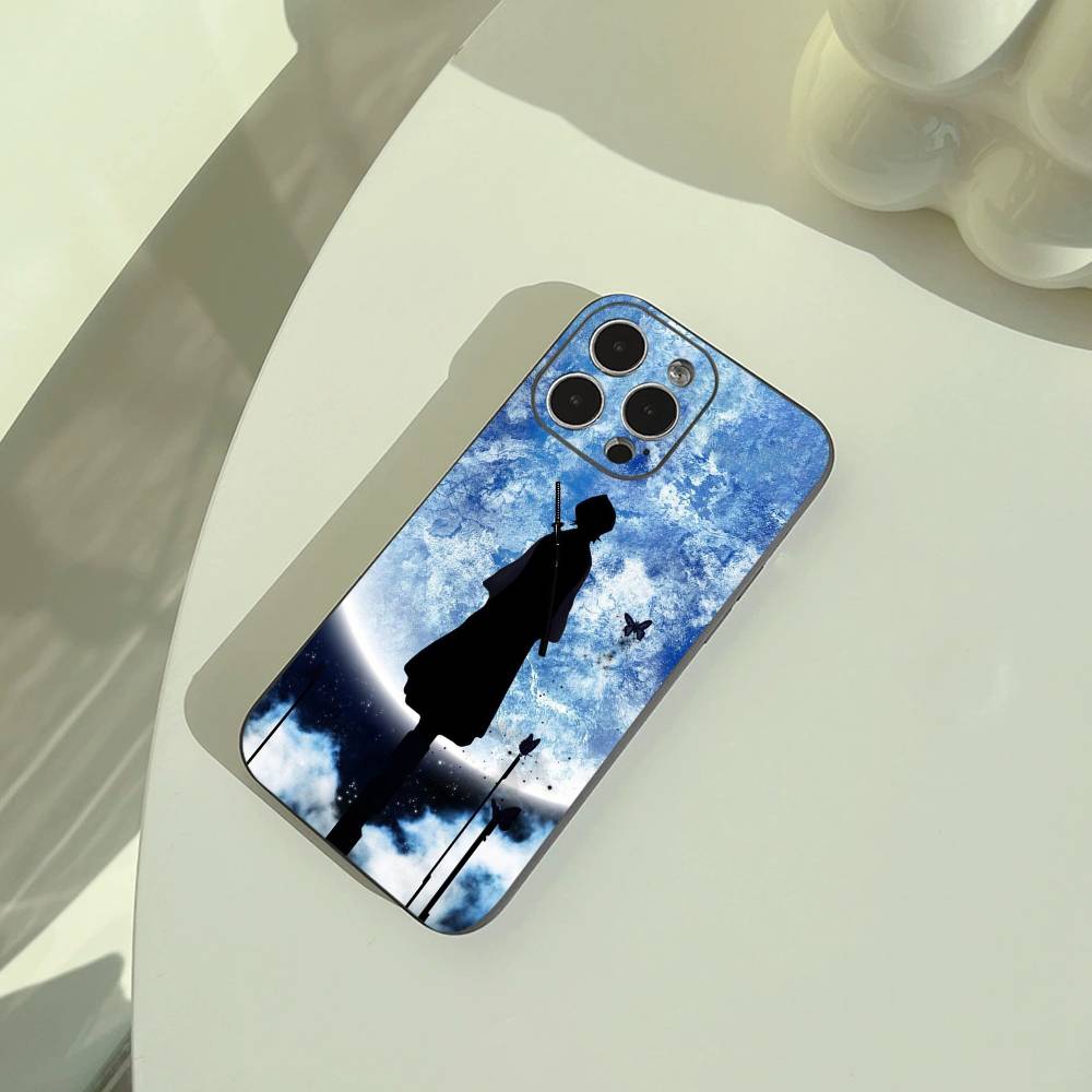B-Bleach- anime- Rukia- Kuchiki Phone Case For iPhone 17,16,15,14,13,12,11 Pro Max,16/15/14Plus,XS Soft Black Cover