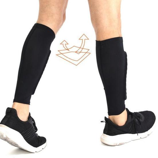 Футбольный щиток для голени, компрессионный рукав для голени, футбольная поддержка ног, компрессионные рукава для детей