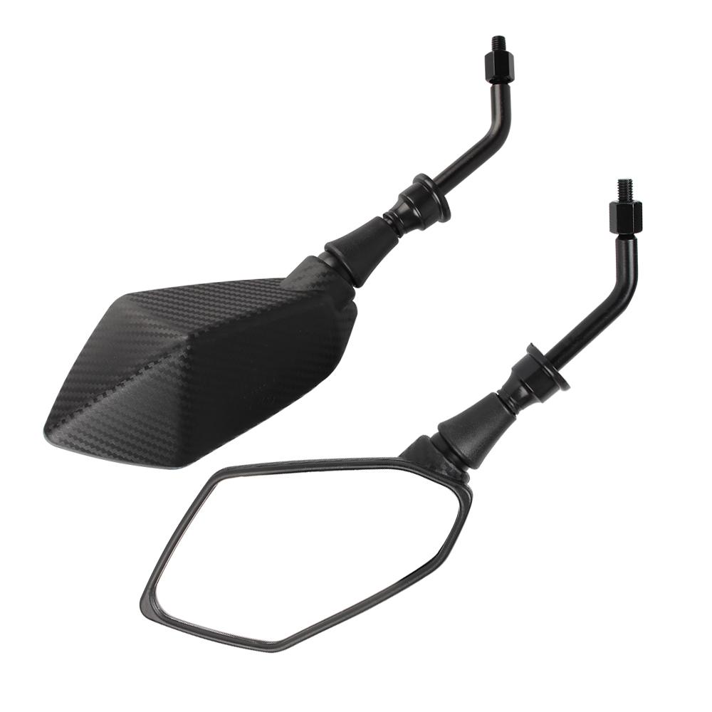 Зеркало для мотоцикла 8 мм 10 мм для скутера, электровелосипеда, заднего выпуклого зеркала для мотоцикла, 1 пара, боковые зеркала заднего вида на руль