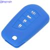 Силиконовый складной чехол для ключа дистанционного управления автомобиля jingyuqin для Toyota Camry Highlander Corolla Prado Reiz Crown RAV4 4 кнопки