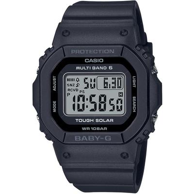 Женские часы Baby-G BGD-5650-1JF [модель BABY-G Square Design Radio Wave Solar] квадратные черные