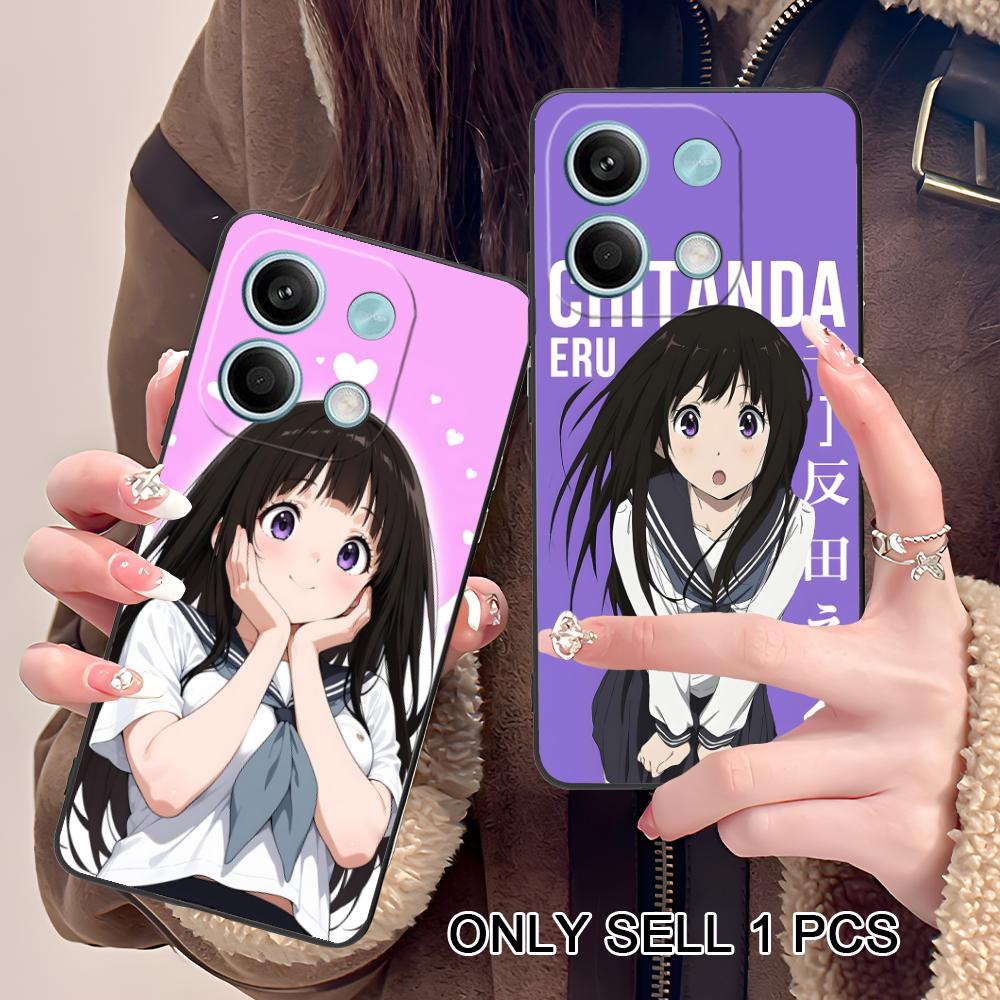 Hyouka Chitanda Матовый ТПУ Чехол для Мобильного Телефона для POCO F8 F7 F6 F5 F4 F3 F2 Pro GT C75 C71 C65 C61 C40 Pro Ultra Цветной Чехол