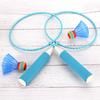 Children Badminton Racket Set Large Mesh Soft Anti Slip Handle Comfortable Grip Kids Badminton