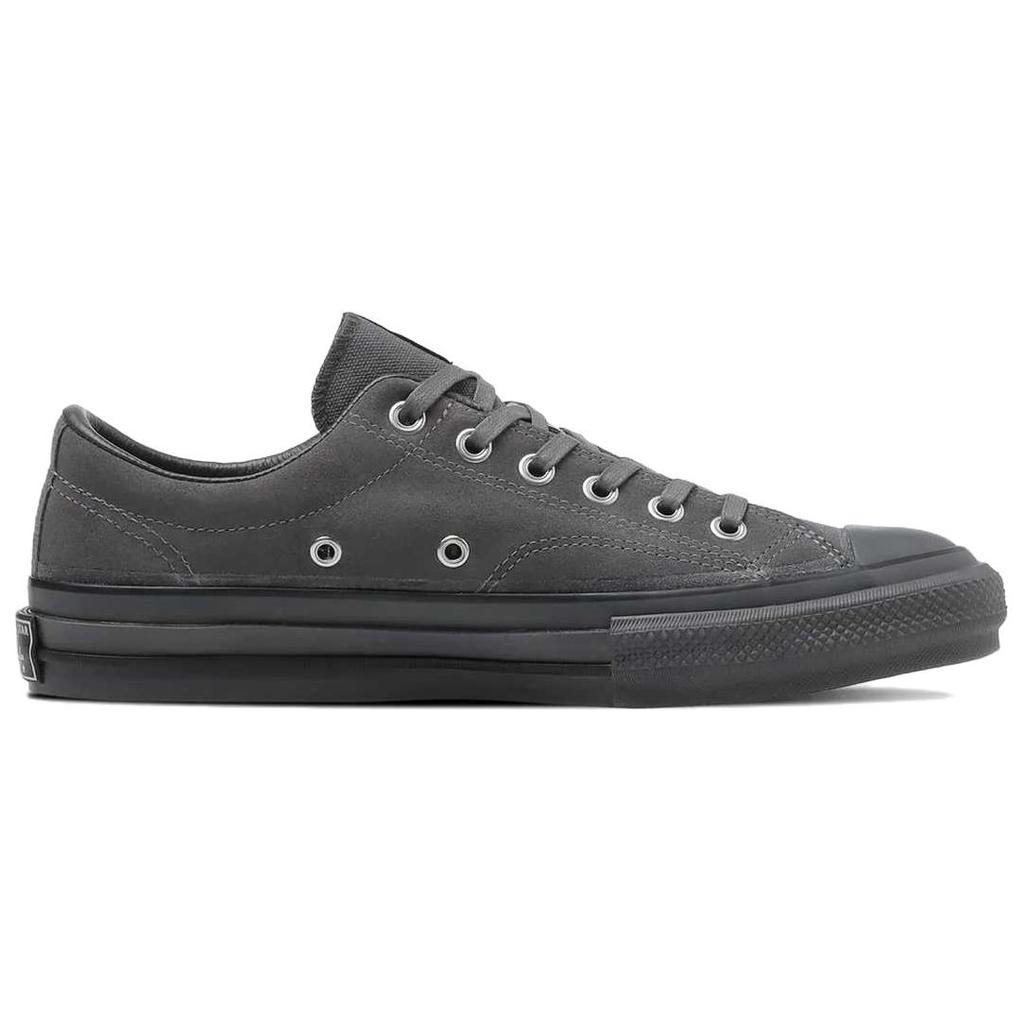 Converse Addict Chuck Taylor Замша NH OX Модный тренд Удобные низкие парусиновые кеды Унисекс кроссовки Серый Черный 31311490