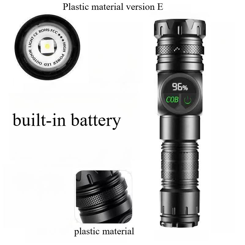 Most Powerful LED Flashlight White Laser Tactical Flash Light USB Rechargeable Zoom Torch Long Range Lamp Camping Lantern