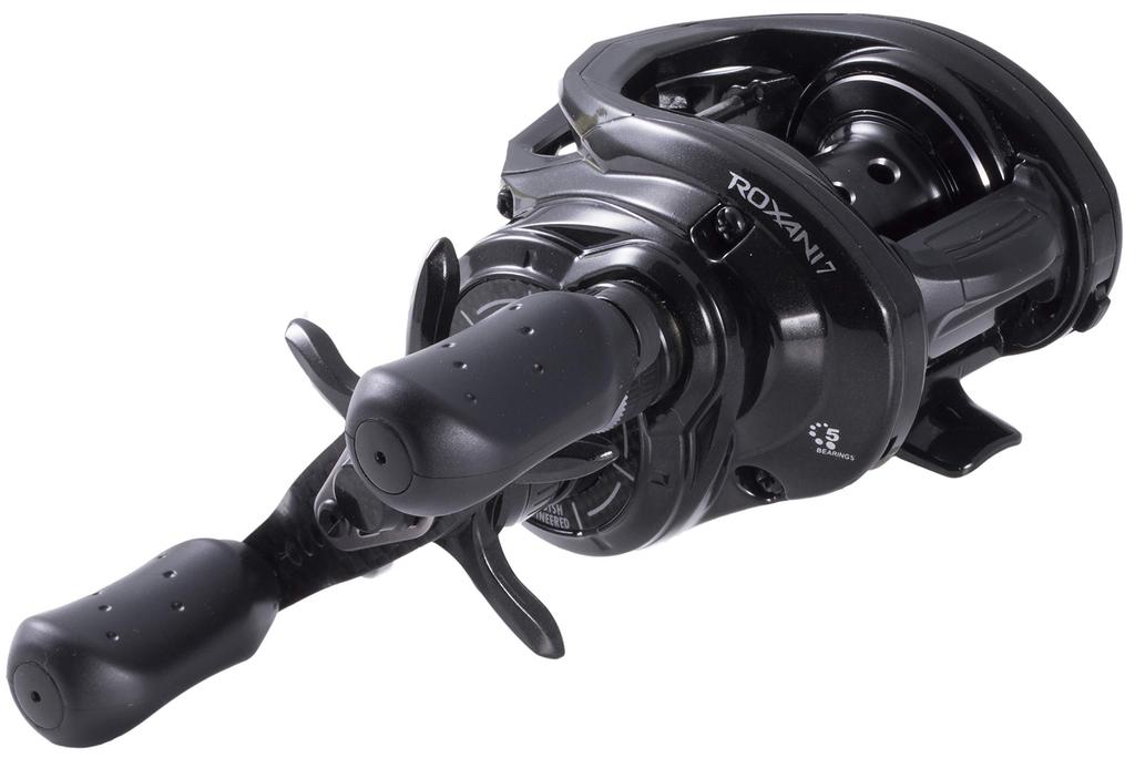 AbuGarcia High Gear Baitcasting Reel with Carbon Handle for Saltwater Fishing ROXANI7-L Left-Handed