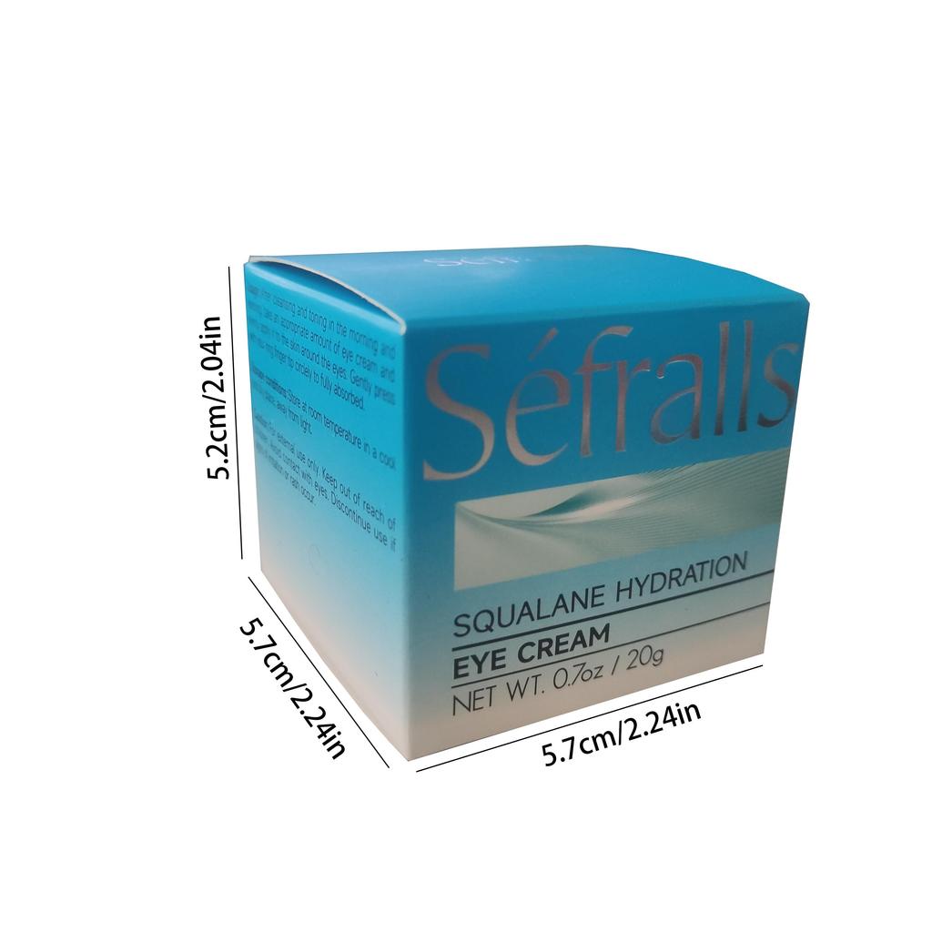 Крем для кожи вокруг глаз Séfralls Plant Squalane Hydration Eye Cream 20 г Увлажняющий и увлажняющий крем для кожи вокруг глаз с растительным скваланом