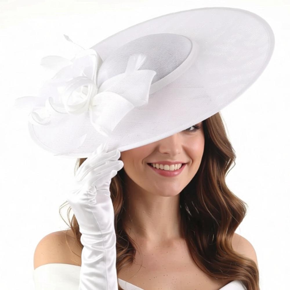 Exquisite Mesh Bow Headband French Vintage Kentucky Hat Fashion Tea Party Hat Photography
