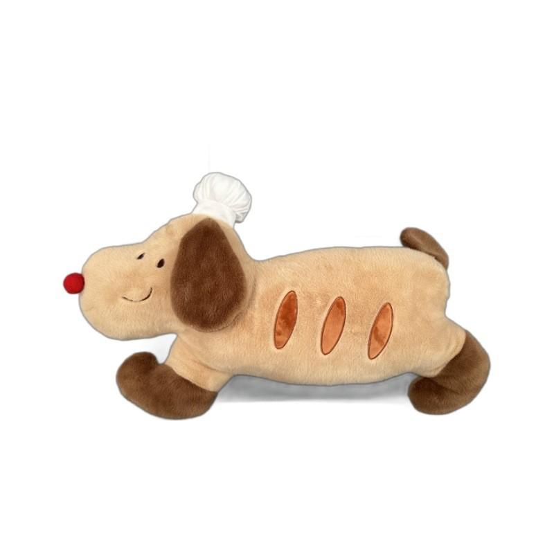 Plush Dog Baguette Toy Cartoon Stuffed Animal Doll Home Decoration Kids Gift