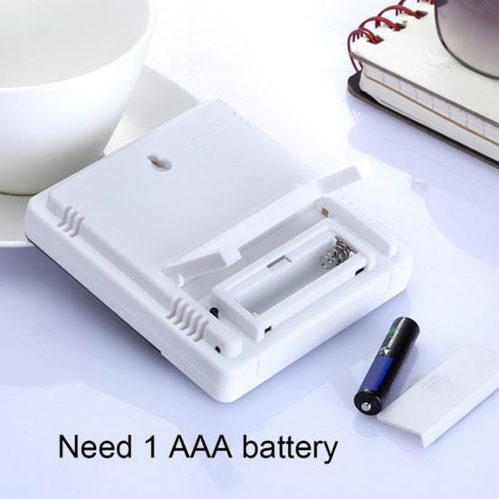 Прозрачный гигрометр с большим дисплеем, профессиональный садовый термометр из АБС-пластика для улицы