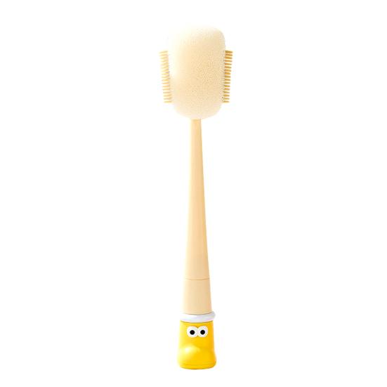 Набор гибких силиконовых щеток для бутылок 360 градусов 5-в-1 Многофункциональный набор для чистки с мягкой жесткой щетиной Портативный очиститель крышек для чашек