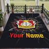 Custom Text Printed Rug Bayer Leverkusen Football Non Slip Floor Carpet For Home Room Decor