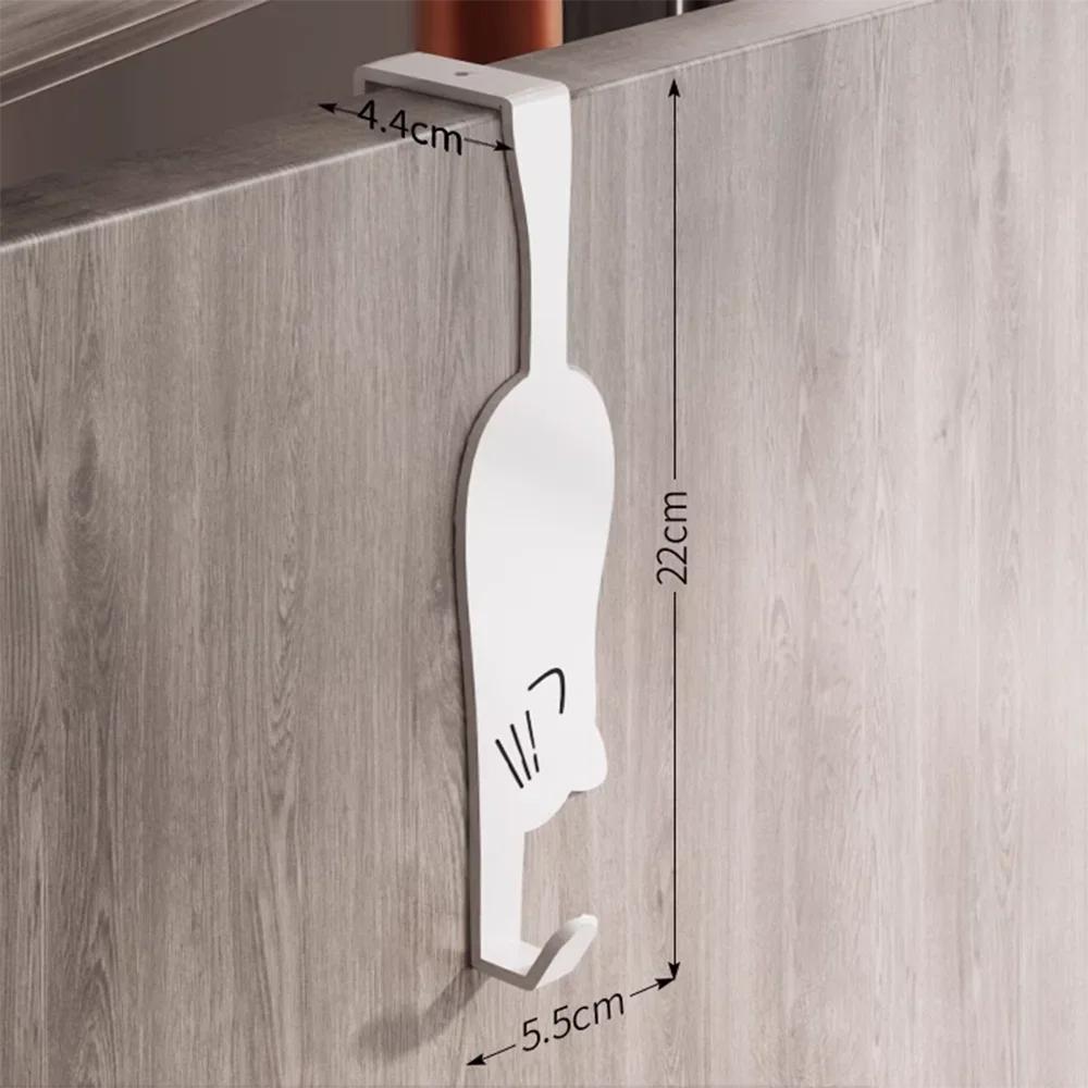 Отдельные небольшие вешалки для дверей Крючки для дверей без отверстий Стеллажи для хранения Дверцы кухонных шкафов Головные уборы Настенные вешалки для пальто