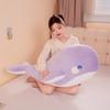Soft Cute Healing Pink Whale Doll Plush Toy Water Spray Whale Doll Bed Sleeping Dolphin Long Throw Pillow
