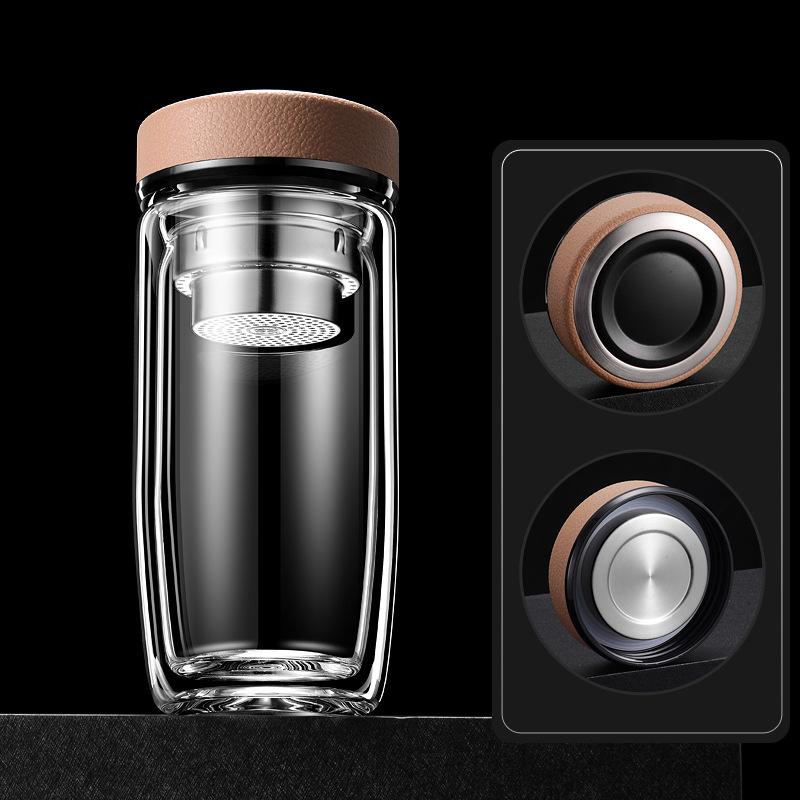 Двухслойная стеклянная чашка. Чашка для гусиного яйца. Чашка для чая. Устойчивая к ожогам и высоким температурам. Бытовая стеклянная чашка для чая. Чашка для воды с рекламной печатью.