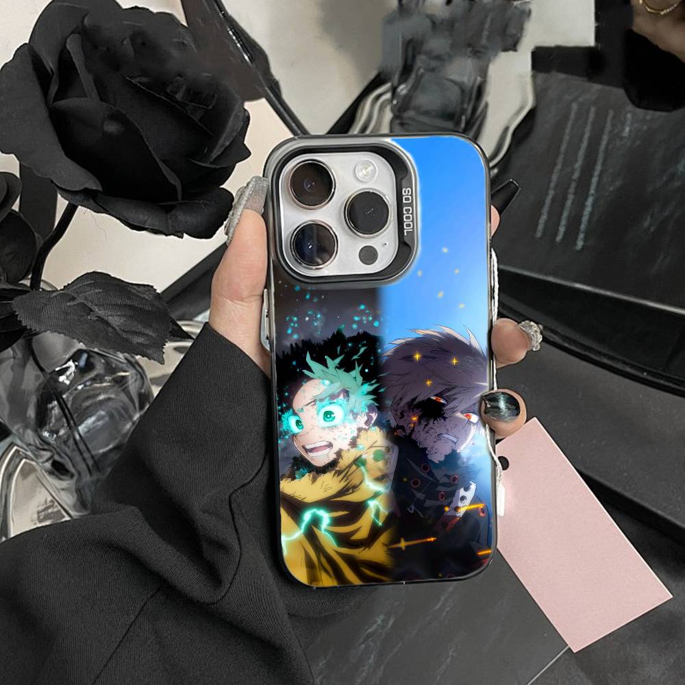 Чехол для телефона Katsuki Bakugo R-Hero Academia Для iPhone 17,16,15,14,13,12,Pro MAX Черный Матовый Ударопрочный Чехол