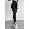 Extra High Waist Sports Ribbed Leggings