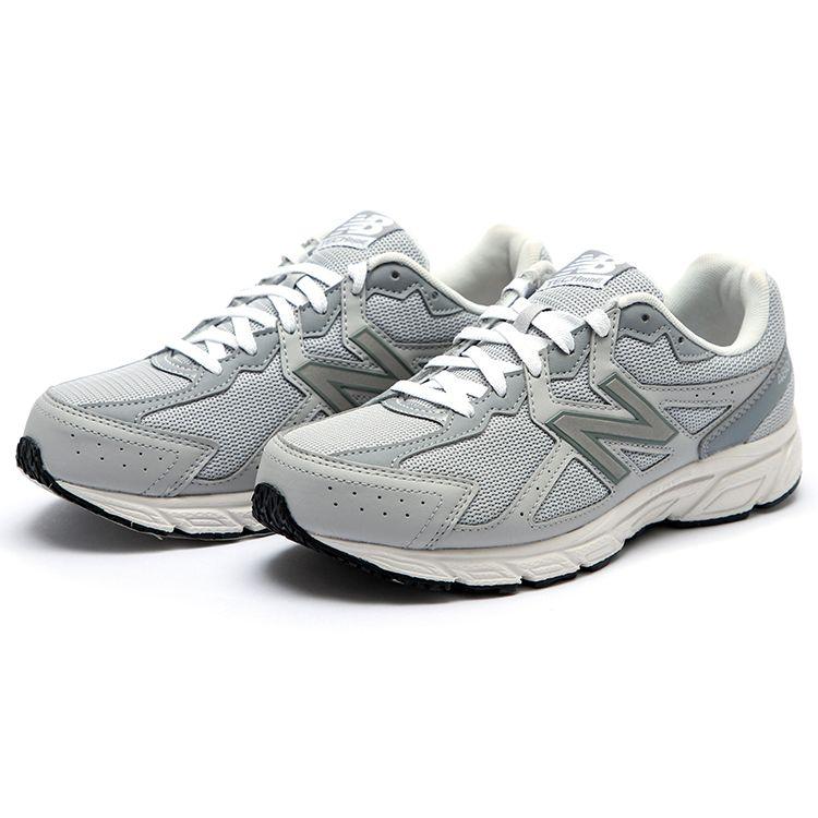New Balance Nb 480 Удобная спортивная ткань Синтетическая кожа Низкий верх Повседневные кроссовки для бега Женские кроссовки Серый Белый W480KR5