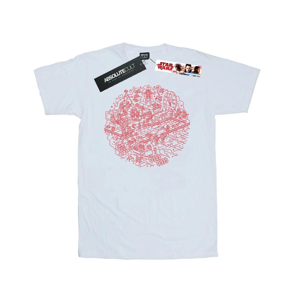 Star Wars Mens Christmas Death Star T-Shirt