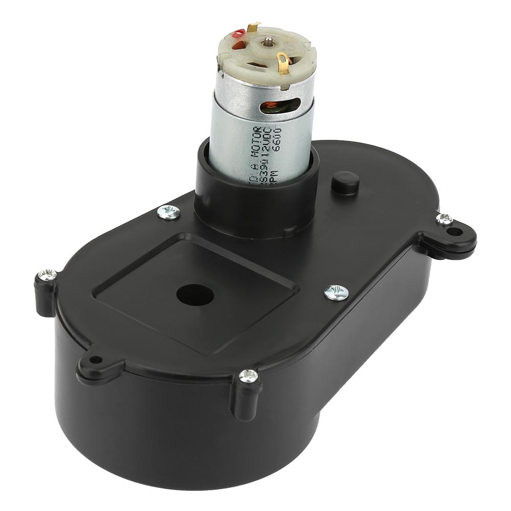 RS390 Gear Box Electric Motor Steering Gearbox for Children Car Kids Toy (12V5600Rpm)