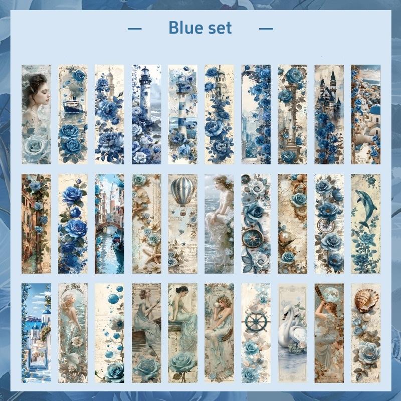 30 шт. набор закладок для книг серии «Романтический сад» из белой картонной бумаги, маркеры для страниц книг, уникальный подарок для чтения