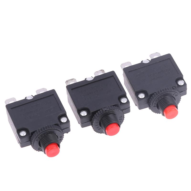 Thermal Switch Circuit Breaker Overload Protector 5A 6A 8A 10A 15A 20A Overload Switch Protector Fuse