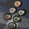 10Pcs Horn Suit Buttons Round Versatile Coat Trench Coat Suit Jacket Buttons Daquan Men'S And Women'S Tops Sweater Buttons