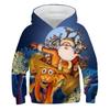 Spring Autumn Kids Christmas Santa Claus Hoodie Men Cartoon Pullover Adult Casual Hooded Clothing Boys Girls Fashion Top Coat
