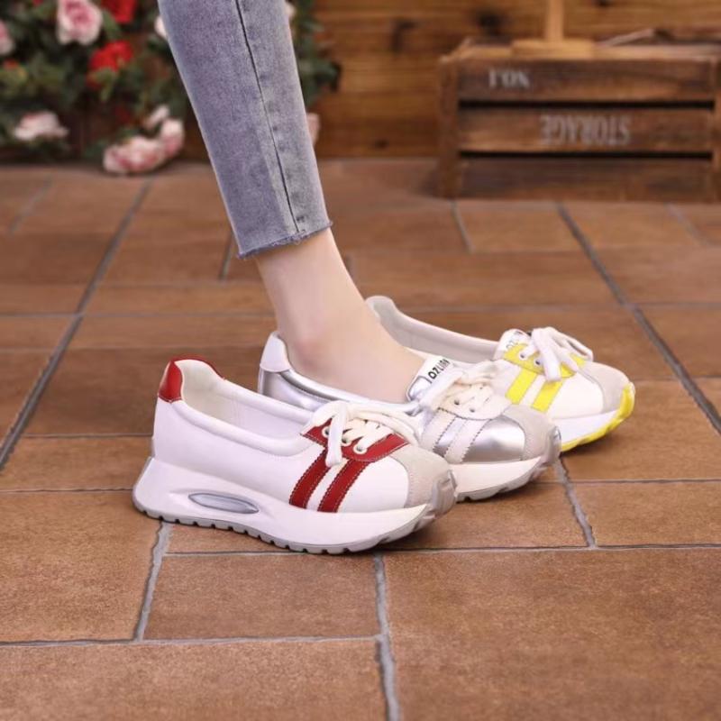 Модные женские кроссовки AIR на платформе, модные повседневные спортивные туфли со шнуровкой и круглым носком, женская нескользящая обувь для ходьбы, женские мокасины с одной педалью