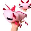 New Axolotl Cute Animal Salamander Plush Doll Hexagonal Dinosaur Doll Gift Doll