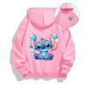 Осень Дисней Крутой Принт Стич Детские Толстовки Мода Повседневные Мальчики Девочки С Длинным Рукавом Свитшоты Топы Детский Пуловер