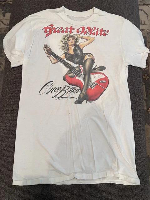 Vintage Style The Great White Band Shirt Unisex Concert S-5XL DO733 Unisex T-Shirt
