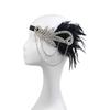 20s Flapper Women Costume Gatsby Party Headband Necklace Earrings 1920s Vintage Cos-play Party Costume Accessories Set