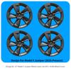 4PCS for New Model Y 2025-2026 Juniper 19in Turbine Style Hubcap Rim Cover Accessories Hub Cap Automobile Wheel Cap for Tesla