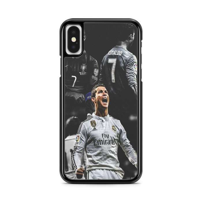 Coque de téléphone - Coque en Folie - Compatible Iphone XR Cristiano Ronaldo Football Ref 497
