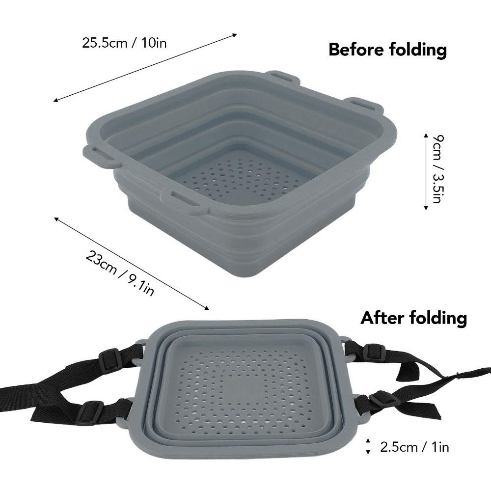 Foldable Ice Bath Silicone Ice Tub Convenient Ice Bath Tub  Travel Use