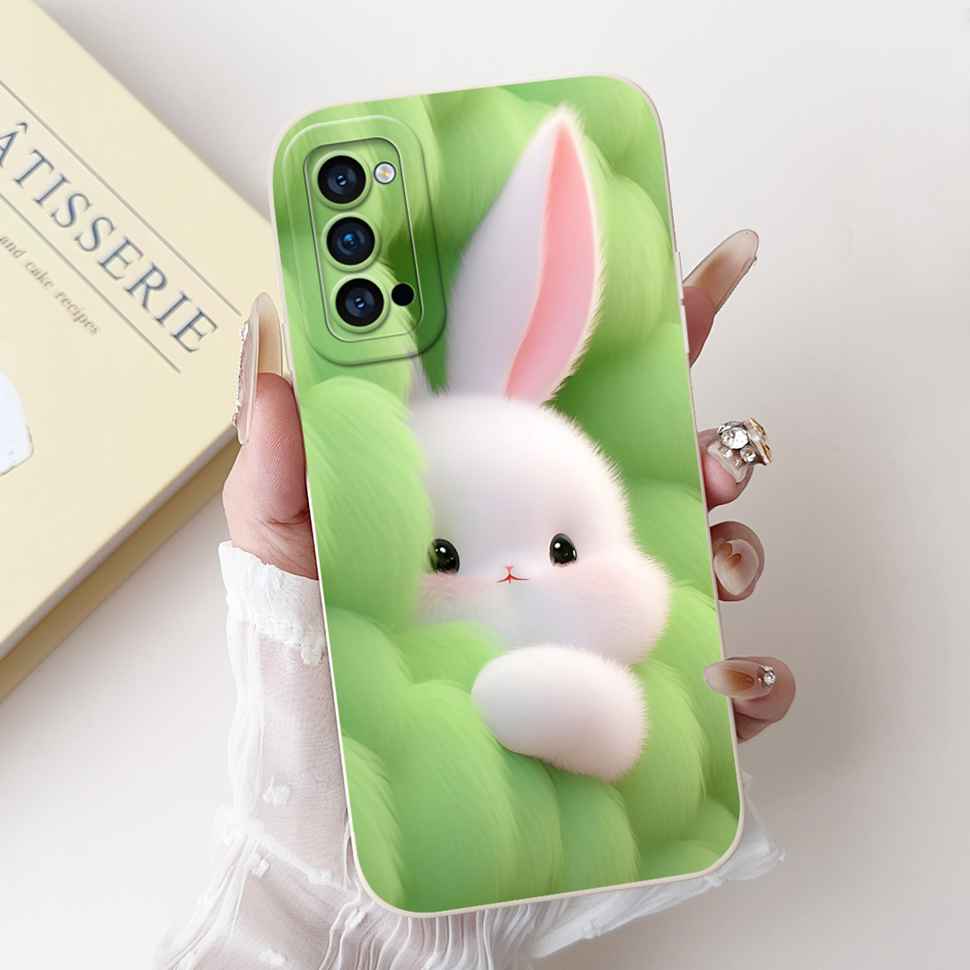 For Oppo Reno4 Pro 5G Case CPH2089 Luxury Art Painted Cover For Oppo Reno4 Reno 4 Pro 5G Phone Case Protector Soft Cover
