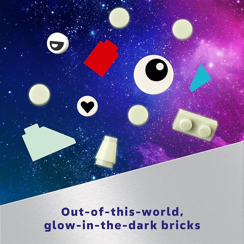 Классический набор для сборки космической планеты Lego — космические игрушки для детей, мальчиков и девочек. Целевой возраст: от 5 лет. Включает инопланетянина, космический корабль и