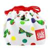 Gakken Staiful Very Hungry Lunch Drawstring Lunch Bag with Dot K08044 "The Caterpillar" Bag, Gusset, Medium, Pattern,