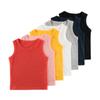 27kids Korean Style Solid Color Tank Top for Kids - Summer 2025 Collection