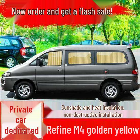 JAC Refine M3 Car Sunshade Curtains with Eco-Friendly Aluminum Alloy Track