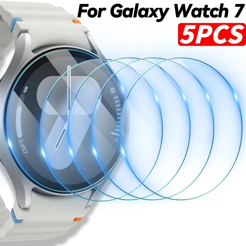 Для Samsung Galaxy Watch 7 6 5 4 40/44MM Закаленное Стекло Защитная Пленка для Экрана Для Samsung Watch 7 44мм 40мм Защитная Пленка Чехол