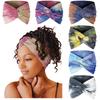 Yoga Sports Headband Elastic Non-slip Wide Headband Tie-dye Headband Exercise Running Sweat-absorbent Women's Headband