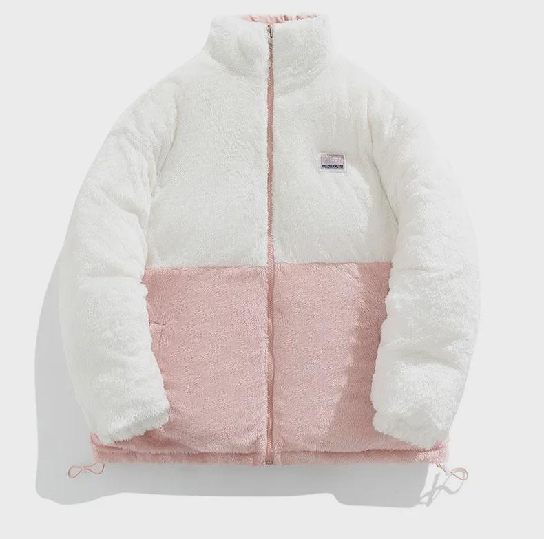 Куртка унисекс из овчины и хлопка: Стильный, двухсторонний, мягкий и толстый для зимы