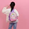 Cute Breathable Cartoon Double Shoulder Bag For Kids Comfortable Oxford Fabric