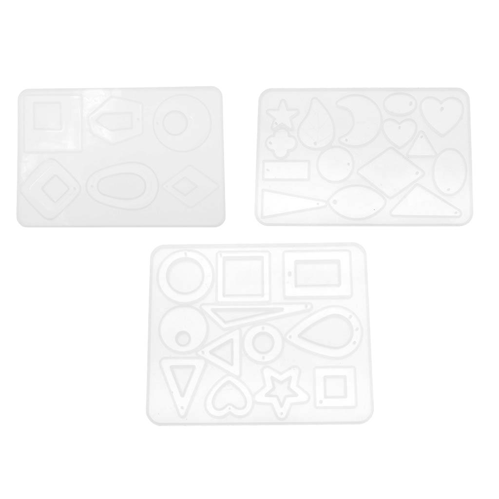 Силиконовые формы с геометрическими кристаллами, формы для изготовления ювелирных изделий, поделки своими руками 11,5x9,5 см