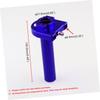 TINEASUR Motorcycle Fix Quick Throttle Grip Motorcycle Hand Grip Handle Throttle Turn Grip Motorcycle Throttle Turn Grip Blue