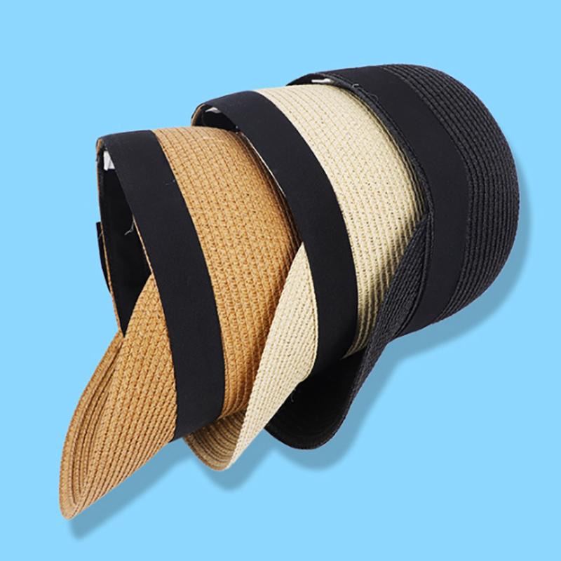 Соломенная шляпа для отдыха на открытом воздухе, студенческая шляпа, солнцезащитная летняя бейсболка